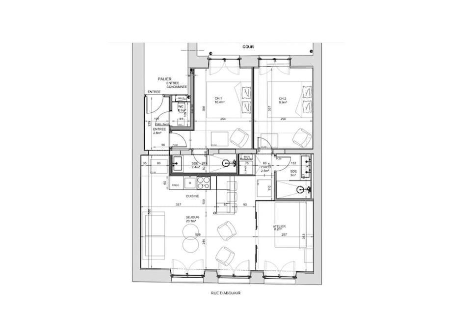 Magnifique 3 / 3 Bdr Appartamento Parigi