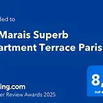 Le Marais Superb Apartment Terrace Paris Free Netflix