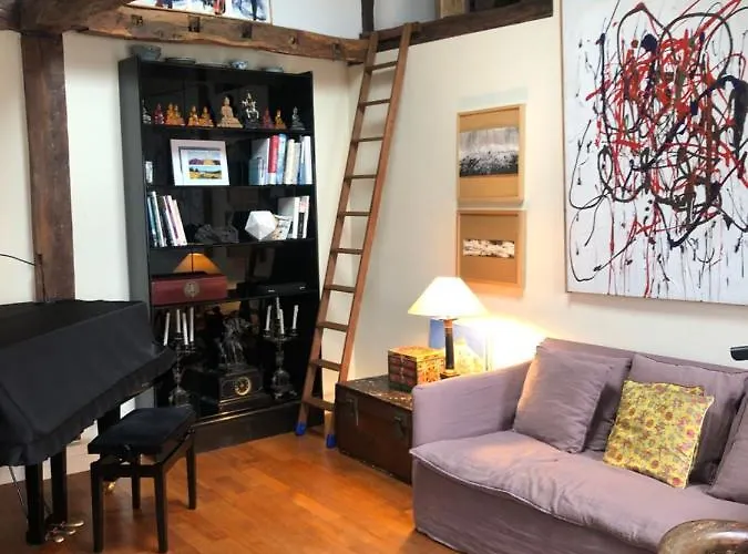 Charming Apartment On Top Floor In Marais -5P