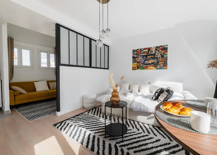 Jolie Studio Loft 35M2 Bien Equipe 4P - Paris 20