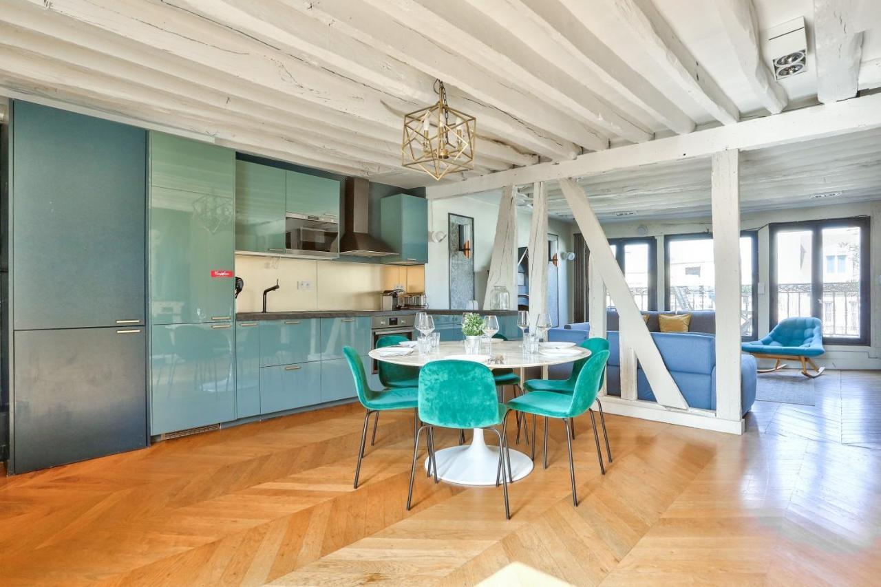 Le Marais Superb Terrace Free Netflix Appartamento Parigi