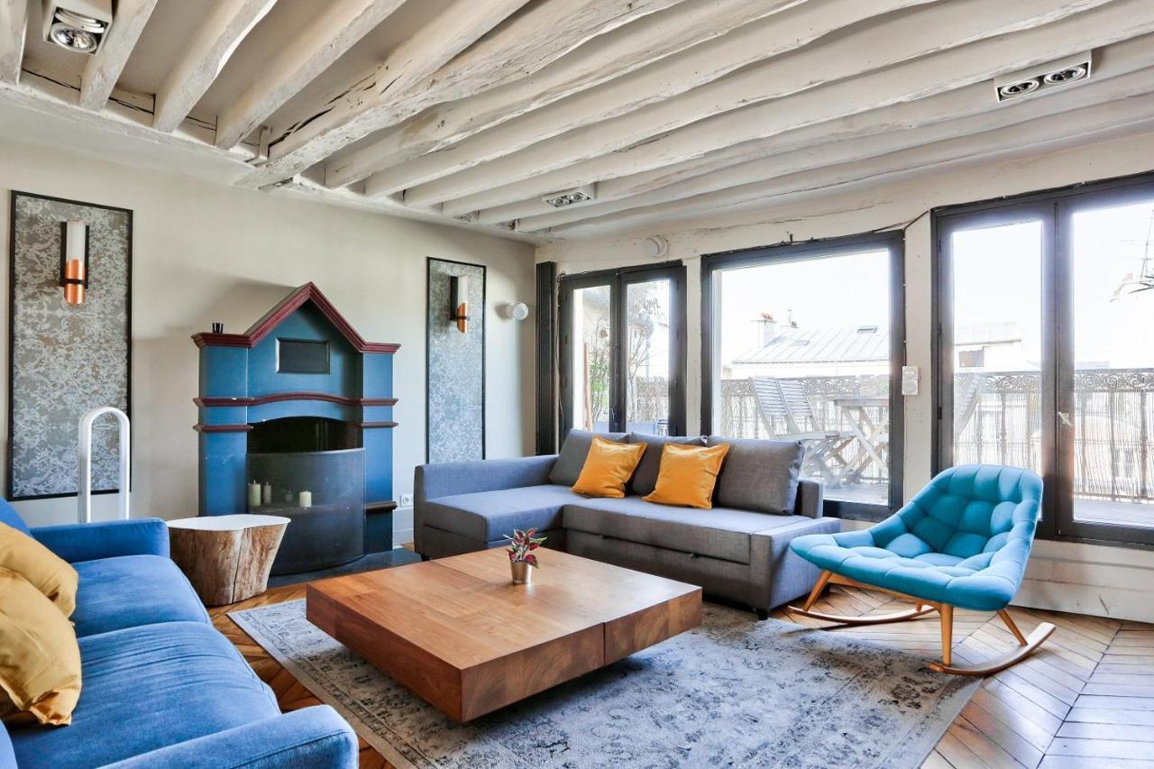 Le Marais Superb Terrace Free Netflix *