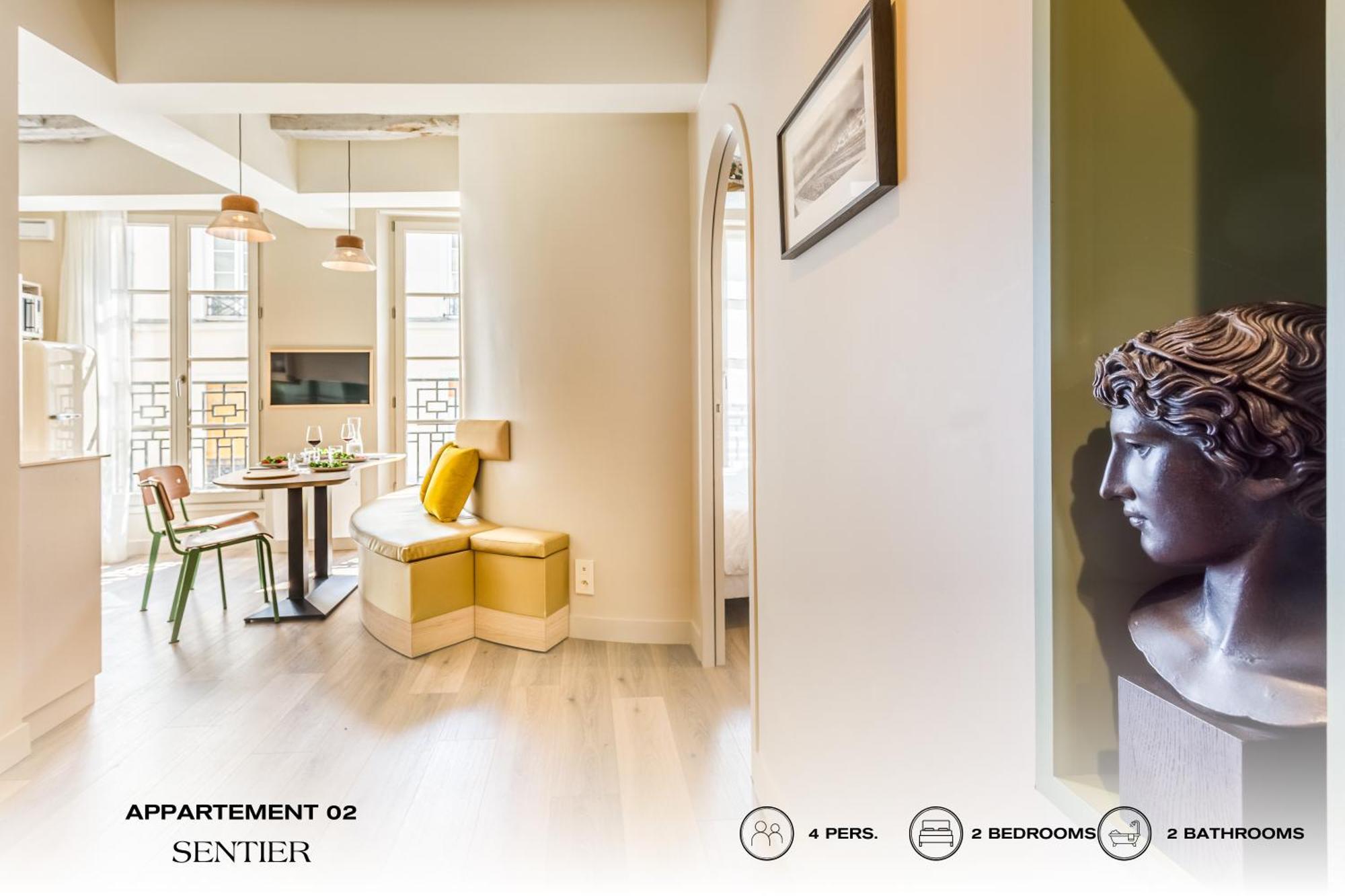 Appartamento Beauquartier - Sentier Parigi