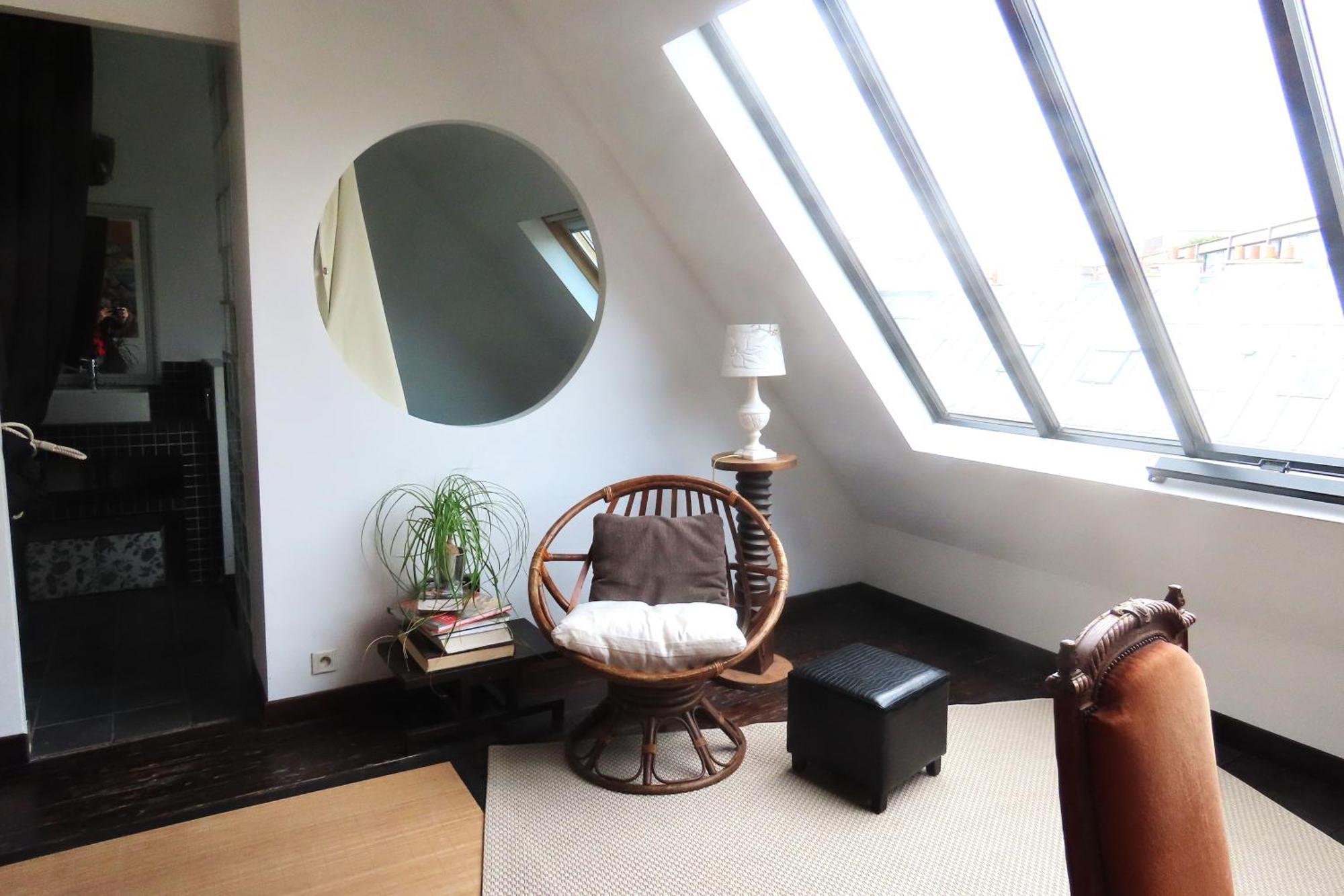 Loft Avec Vue Sur Tour Eiffel
