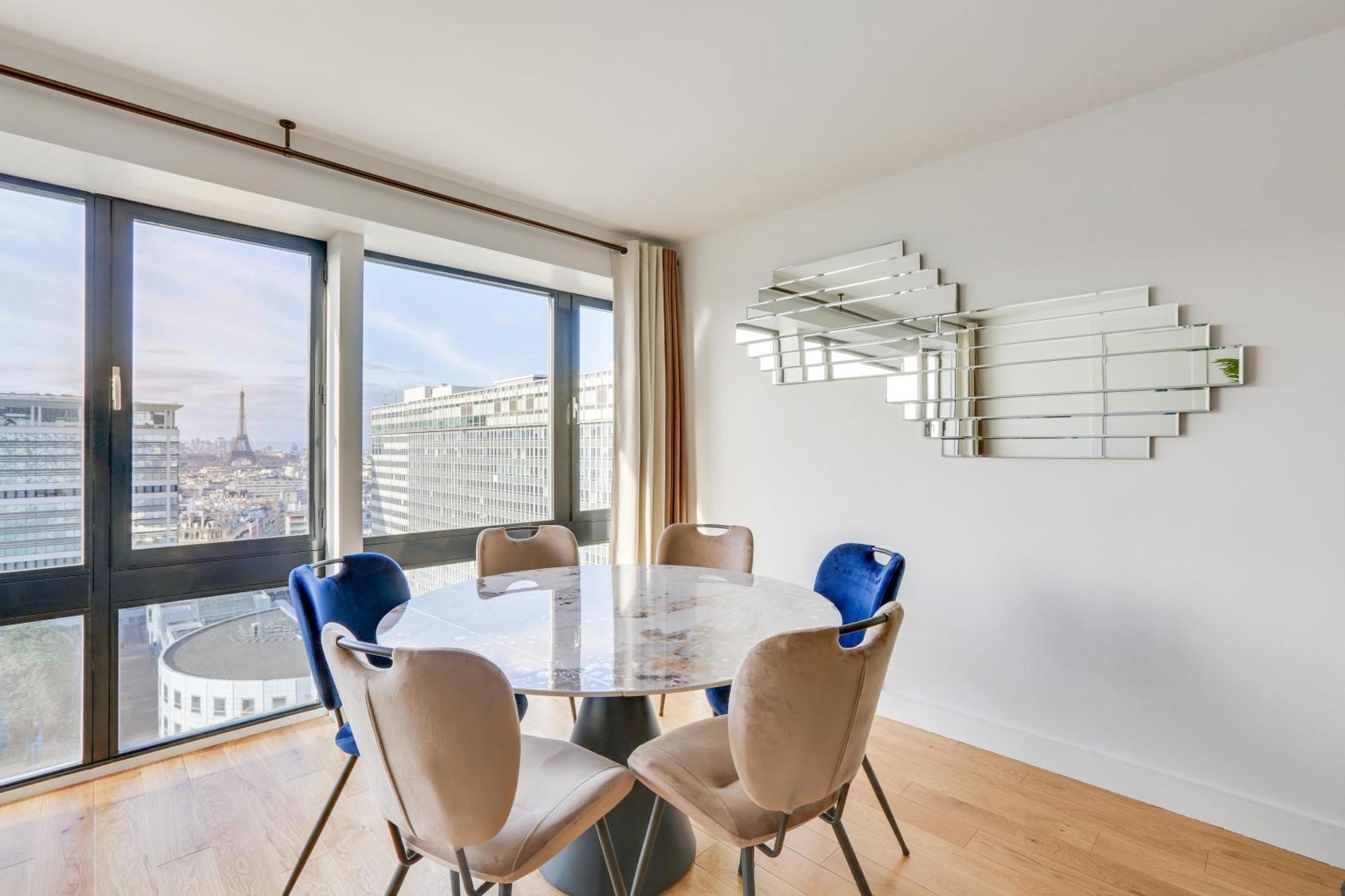 Appartamento Luxury 75m2 With Eiffel Tower View, 1 Min Metro, Parking *