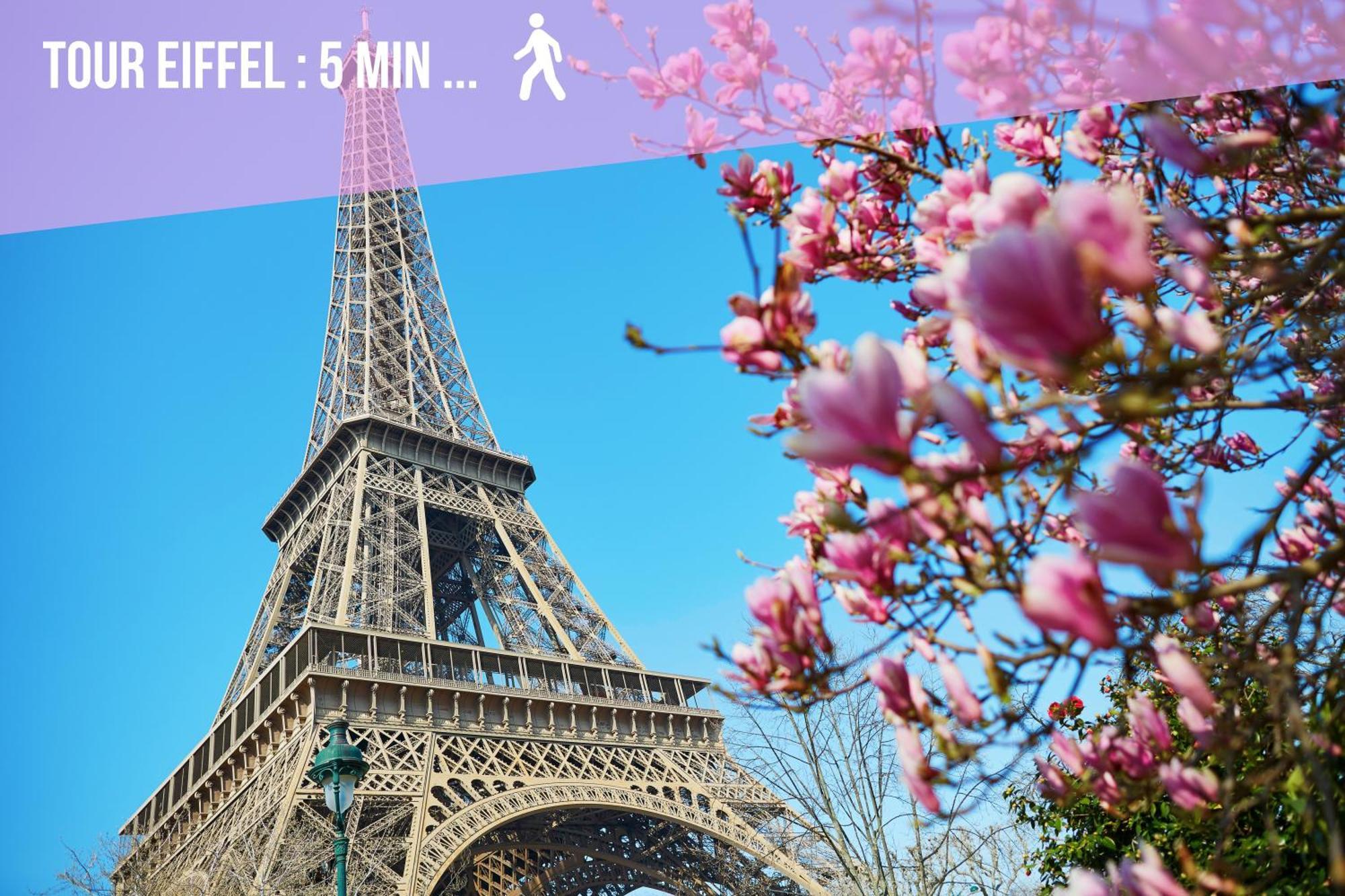 Eiffel Sakura ~ Proche Tour Eiffel, Orsay, Rer C Paris