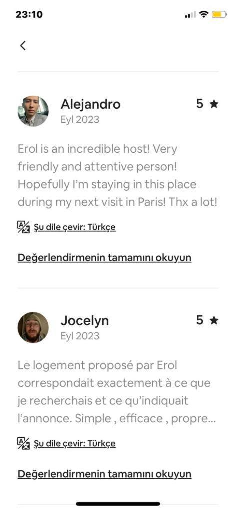 Studyo Cosy 400 Metre Sacre Ceour