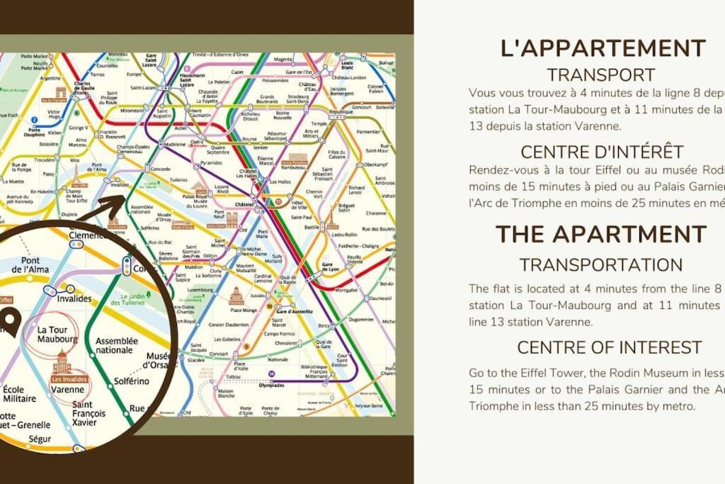 Cozy Modern-paris7-tour Eiffel-champs De Mars *