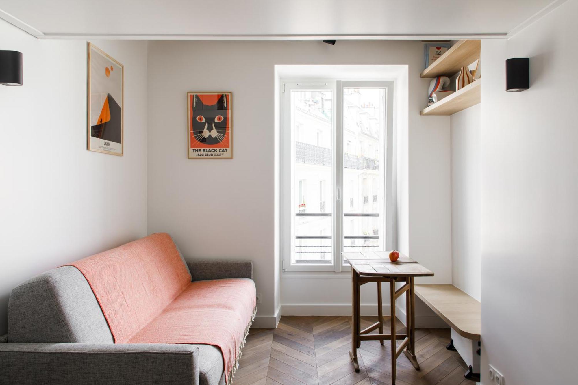 Pleasant 1bd Duplex For 4 Batignolles * Paris