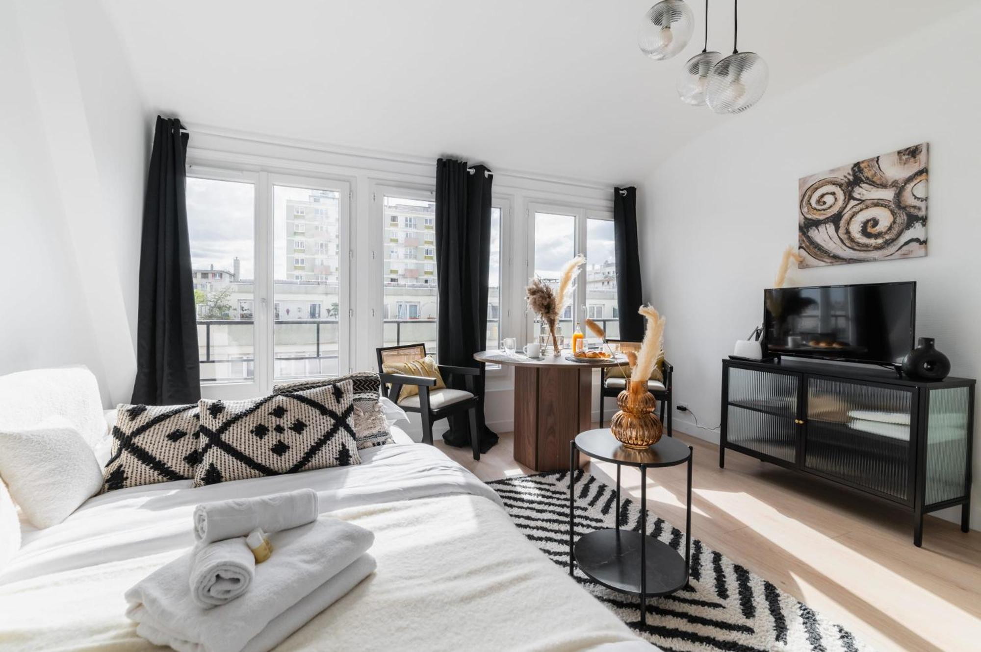 Apartment Jolie Studio Loft 35m2 Bien Equipe 4p - 20 Paris