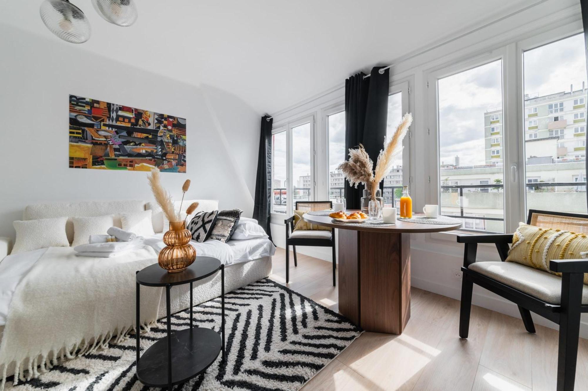 Jolie Studio Loft 35m2 Bien Equipe 4p - 20 Paris