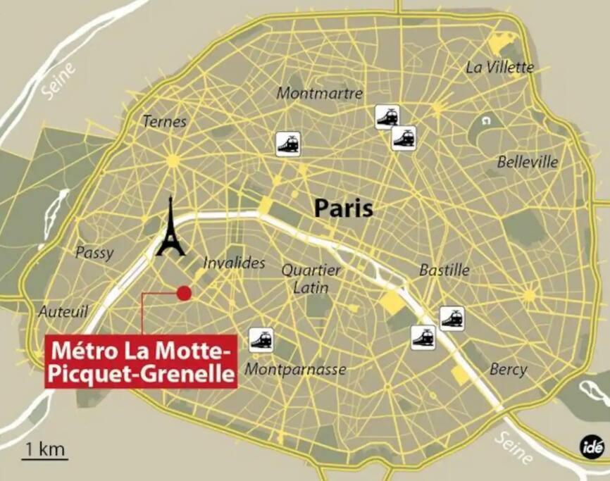Appartamento - Tour Eiffel - Bail Mobilite