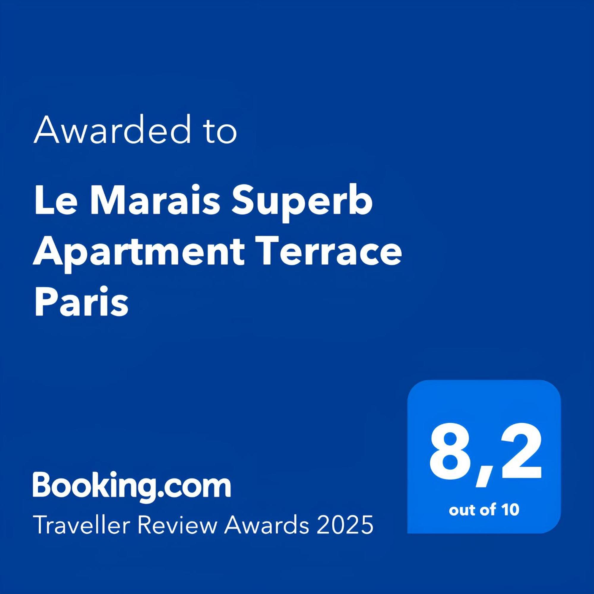 Le Marais Superb Terrace Free Netflix * Parigi