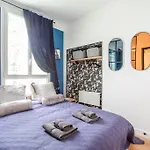 C Cozy Batignolles Apt, Metro Right At Your Doorstep