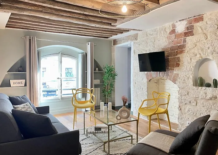 Unique Authentic Apartment In Le Marais