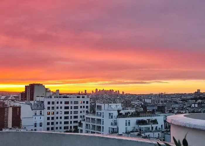Studio Terrasse Vue Exceptionnelle Sur Tout Paris