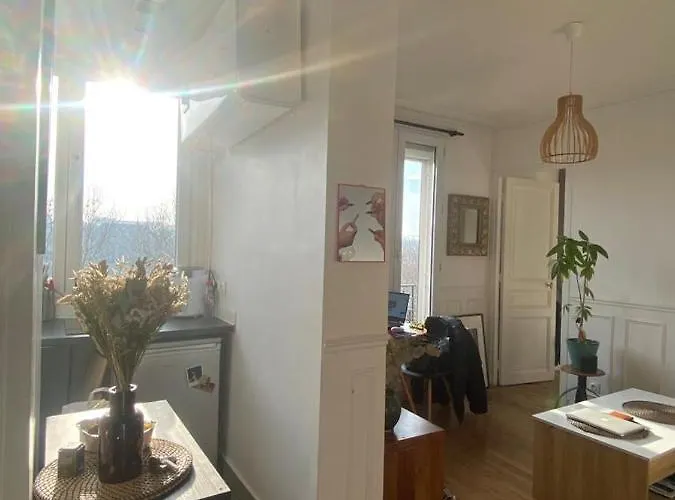 Appartement Ensoleille, Central Et Tout Equipe Avec Vue Tour Eiffel Et Pantheon