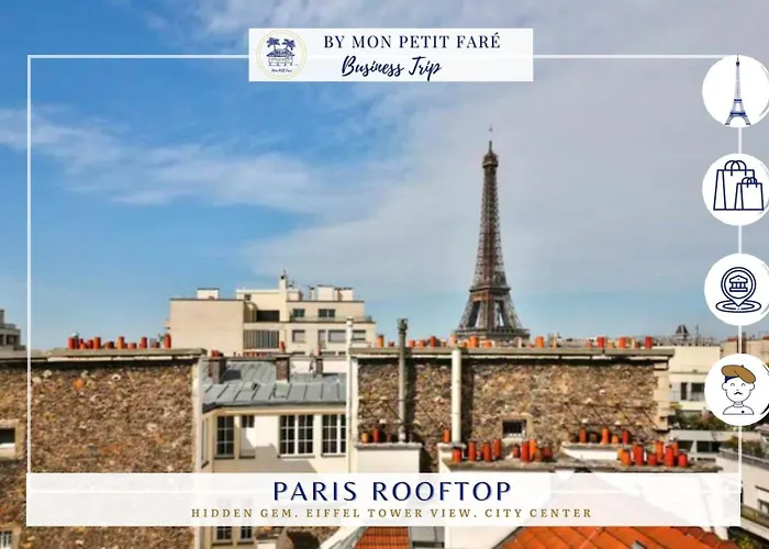 Les Toits De Paris Rue Cler Vue Tour Eiffel