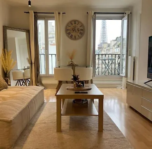 Appartement Paris Vue Tour Eiffel Trocadero
