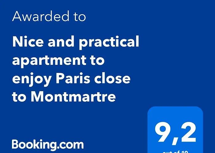 Nice And Practical Apartment To Enjoy Paris Close To Montmartre