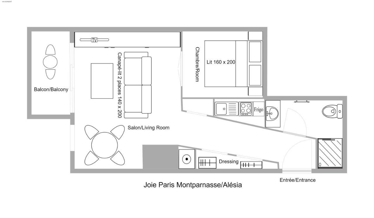 Joie Montparnasse - Alésia Appartamento Parigi