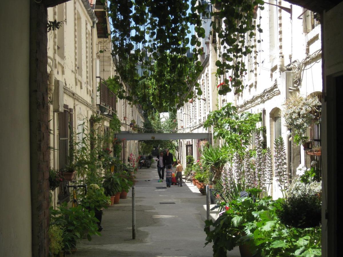 Apartment Cite Pilleux - Charming In A Flowery Pedestrian Lane Paris