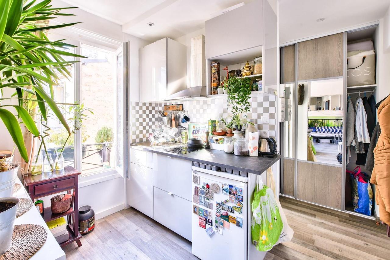 Bright Studio Of 30Sqm - Paris 20 Apartment