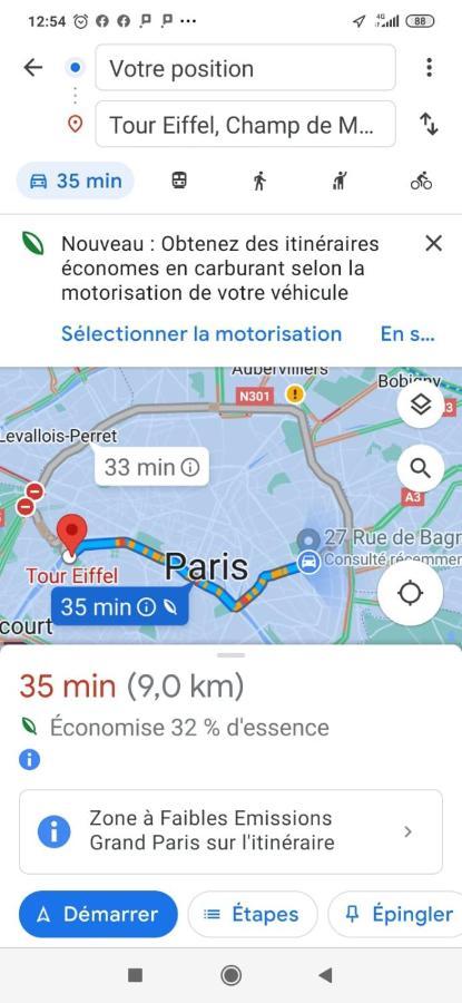 Appartamento Studio Calme Et éclairé Proche De Nation A Parigi