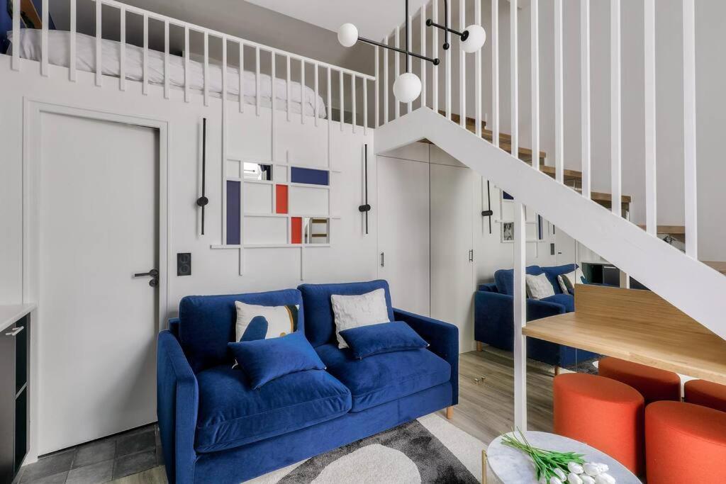 Appartamento Design In Le Marais Parigi