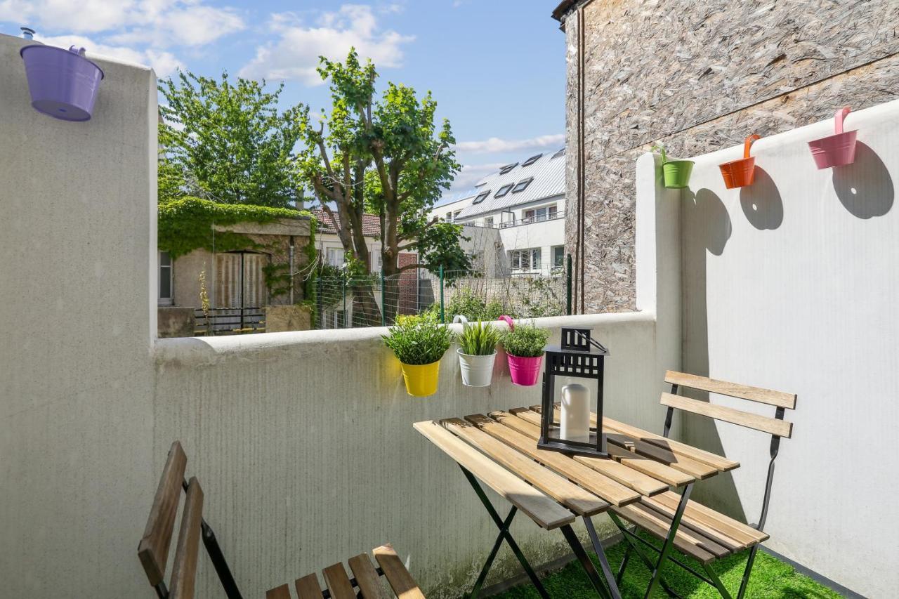 Quiet Studio With Terrace Near Beautiful Garden Parigi