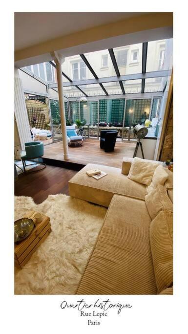 Lepic, Luxury Flat In Montmartre With Private Terrasse-appartement Entier Appartamento *