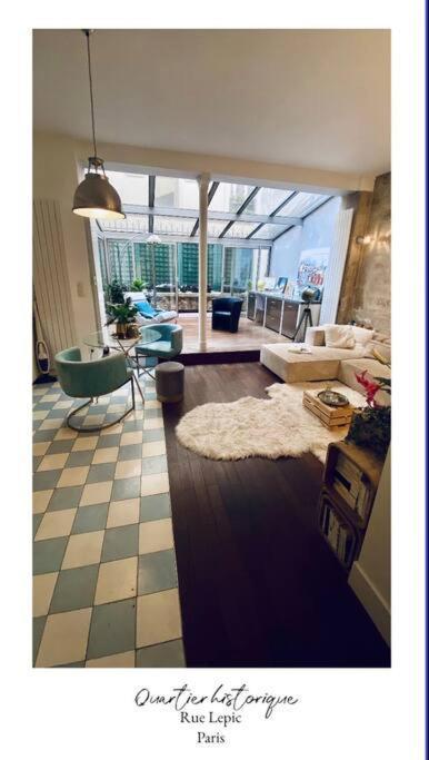 Lepic, Luxury Flat In Montmartre With Private Terrasse-appartement Entier Appartamento Parigi