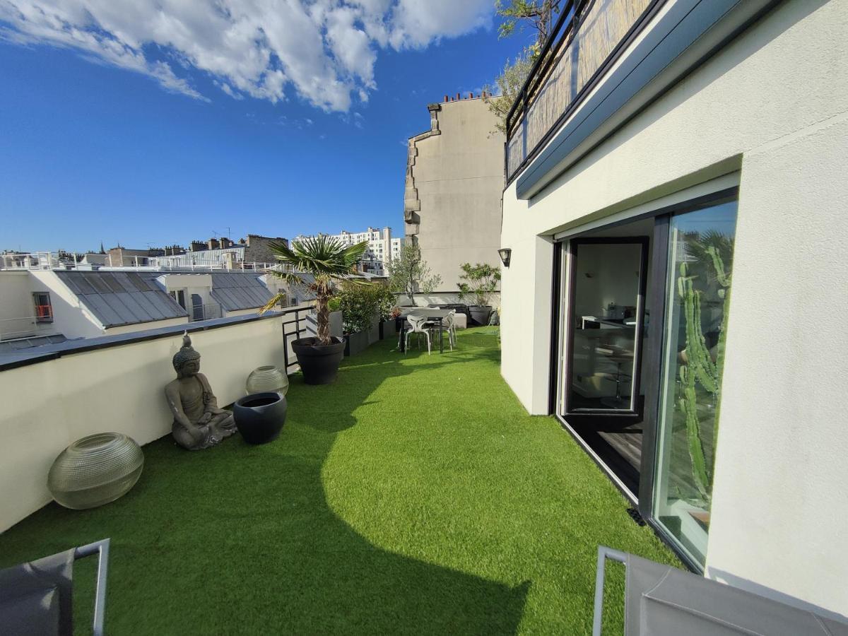 Apartment D'exception 20eme, Terrasse De 45m2, Vue Sur La Tour Eiffel Paris