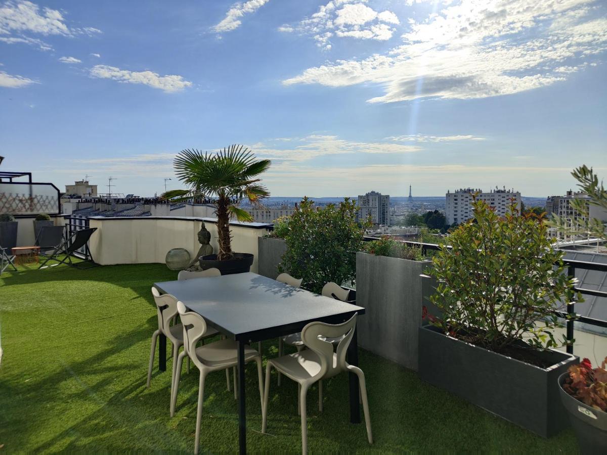 D'exception 20eme, Terrasse De 45m2, Vue Sur La Tour Eiffel Paris