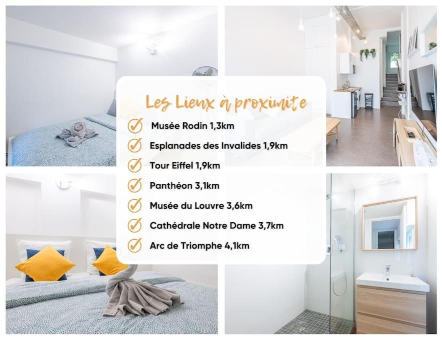 L'atelier Loft-invalides Tour Eiffel- 6 Pers-2 Chambres - Cosy Apartment