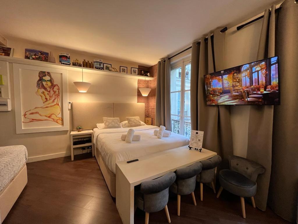 Studio Pompidou - Rue Des Temples 3 Places Apartment *