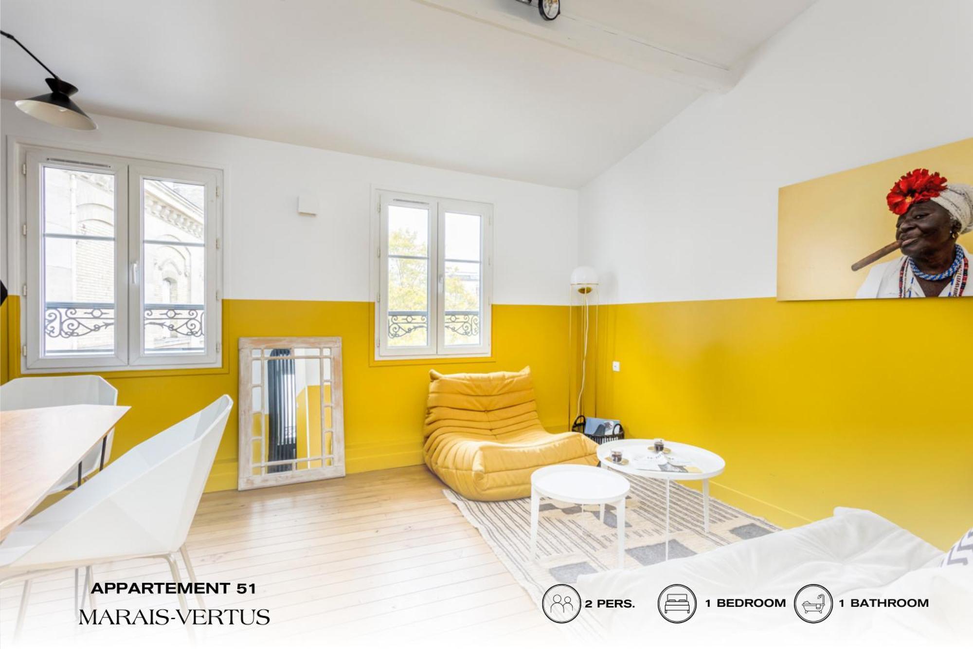 Beauquartier - Marais, Vertus Appartamento *