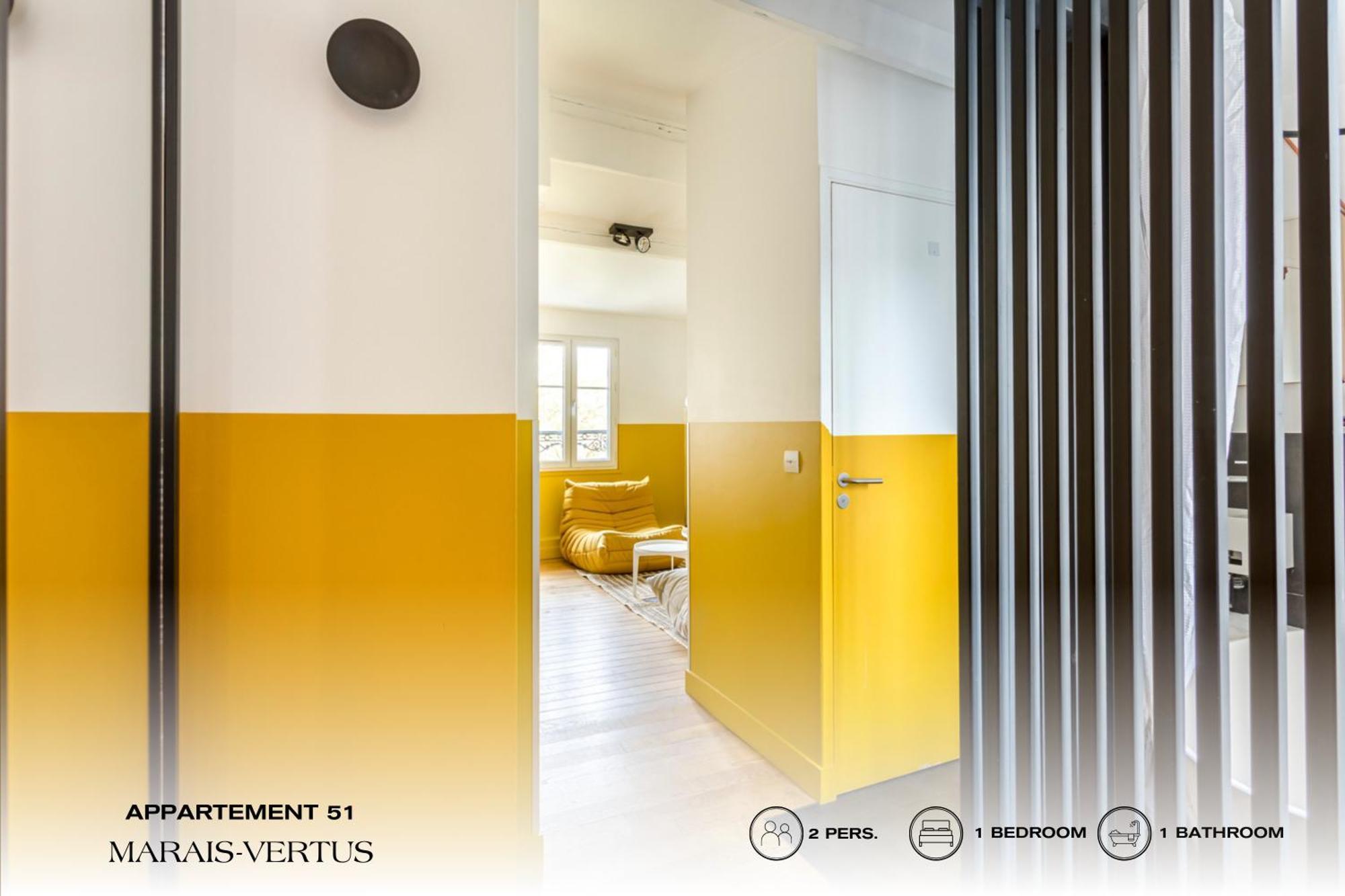 Beauquartier - Marais, Vertus Appartamento