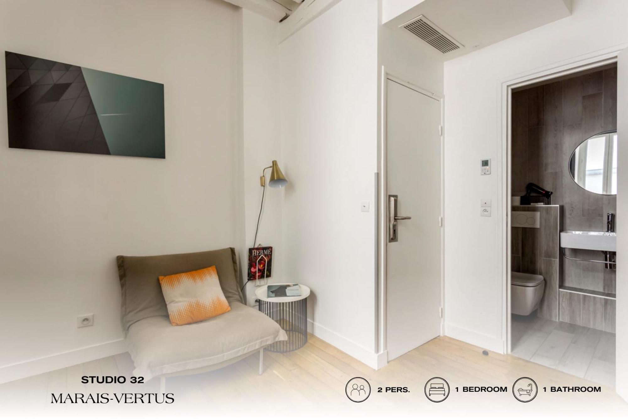 Beauquartier - Marais, Vertus Appartamento