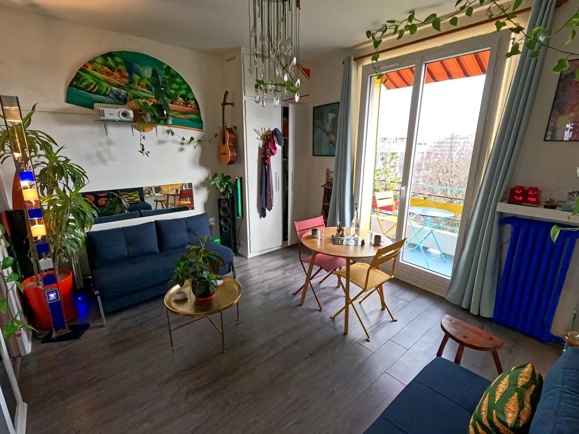Canopee, Paisible, Chaleureux, Lumineux, Balcon Appartamento Parigi