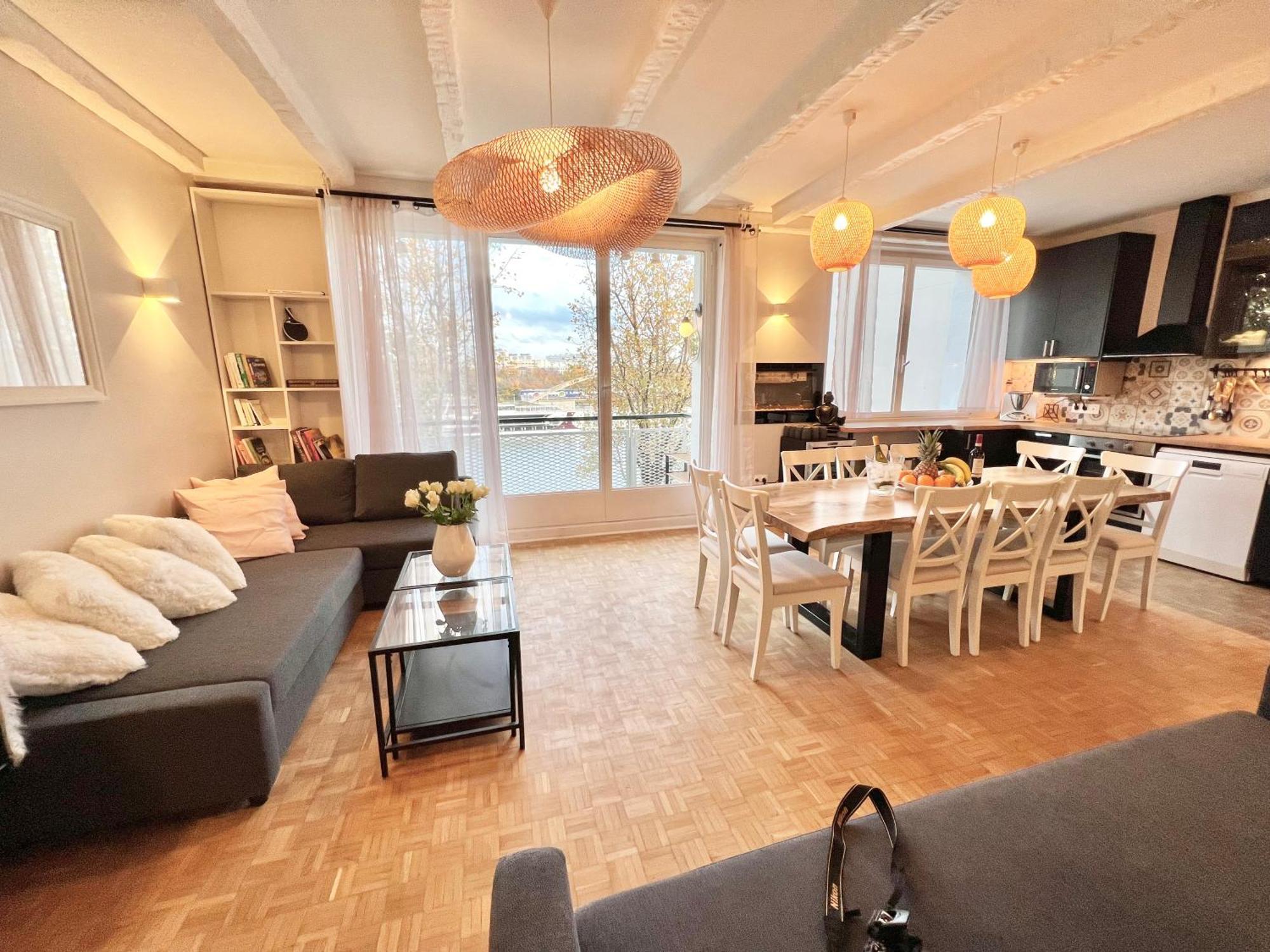 Parisnicostay - Cosy 4 Bedrooms Flat Seine River Paris