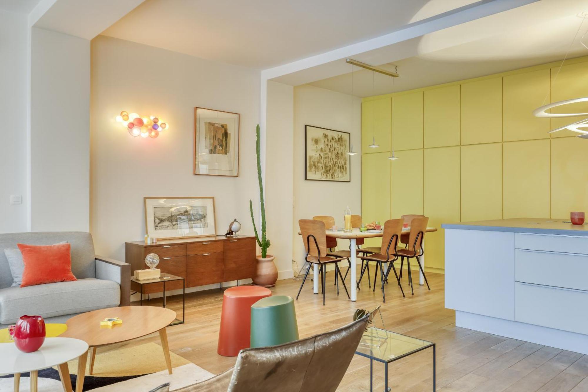 Spacious & Colorful Flat Near Bastille - 12 Appartamento