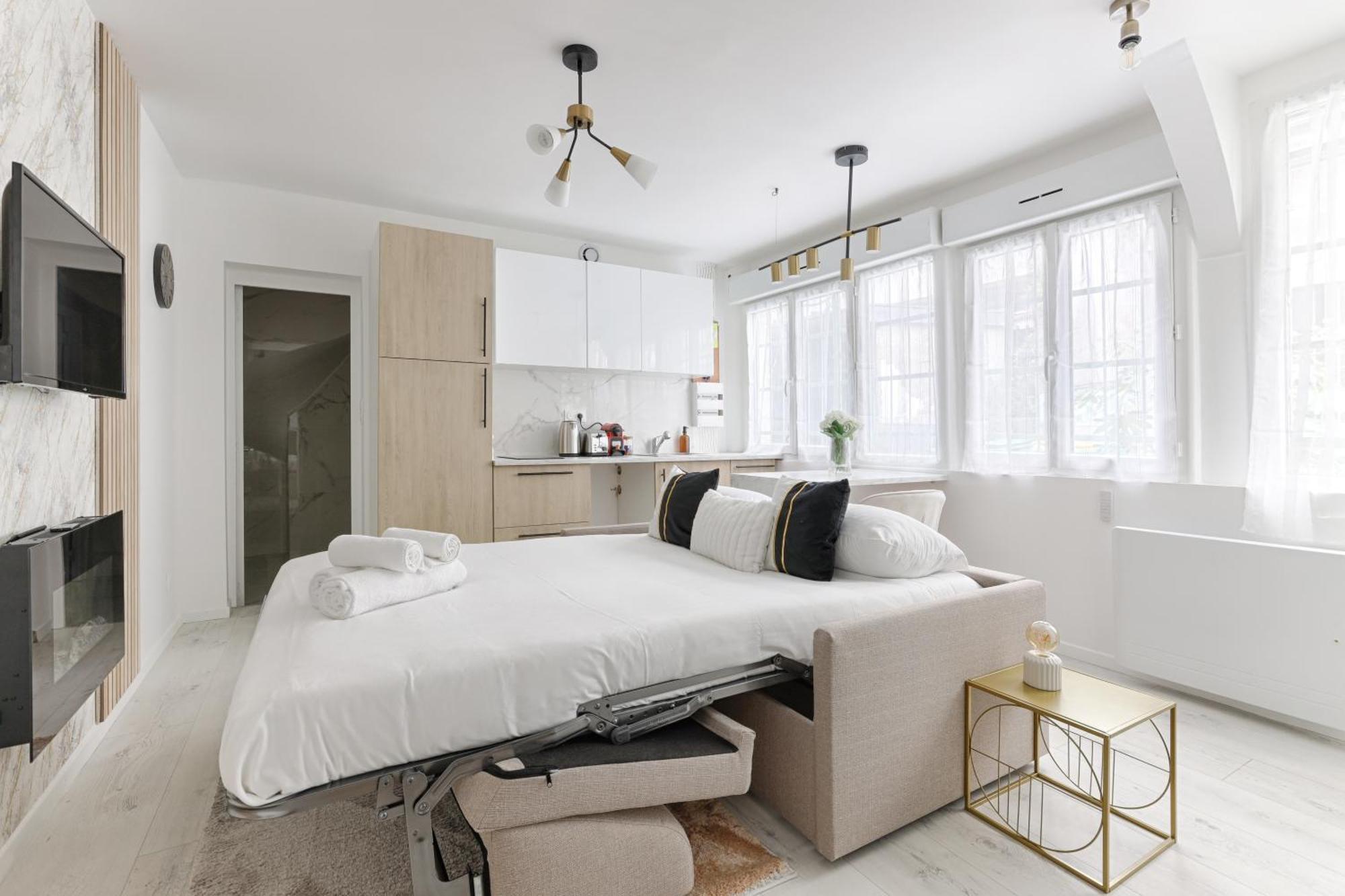 Saint Antoine Marais Charming 1br Appartamento *