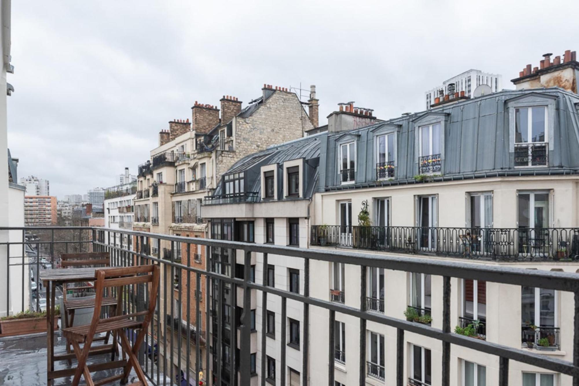 Love Cocoon With Balcony Paris