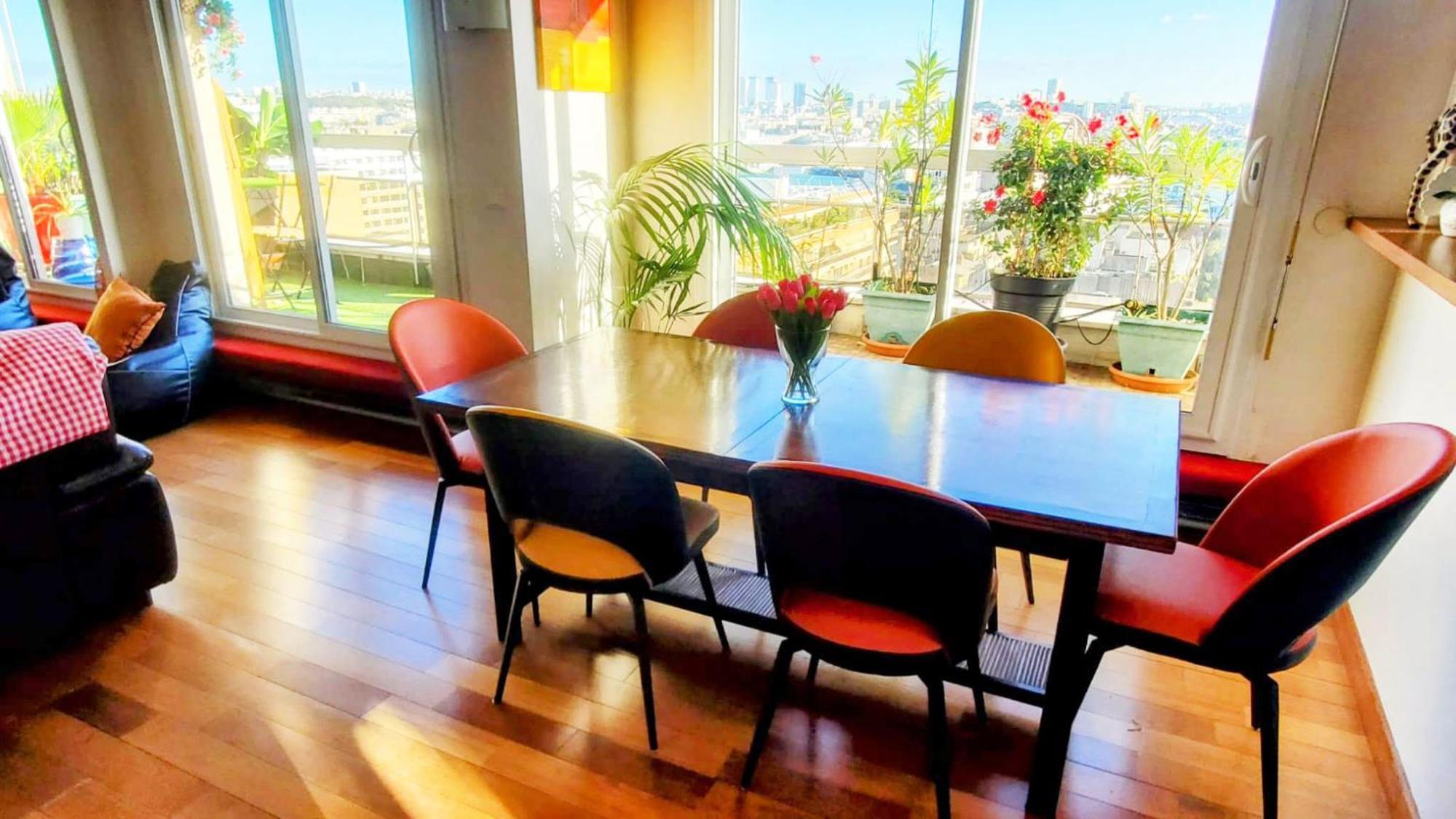Dernier Etage, 108m2, Vue Panoramique Parigi