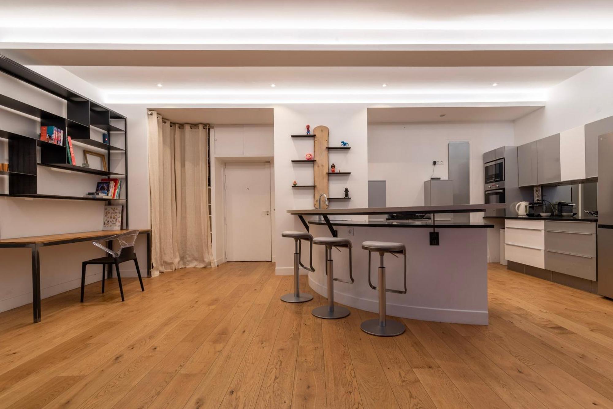 Loft Design & Familial Parc Des Buttes Chaumont Parigi
