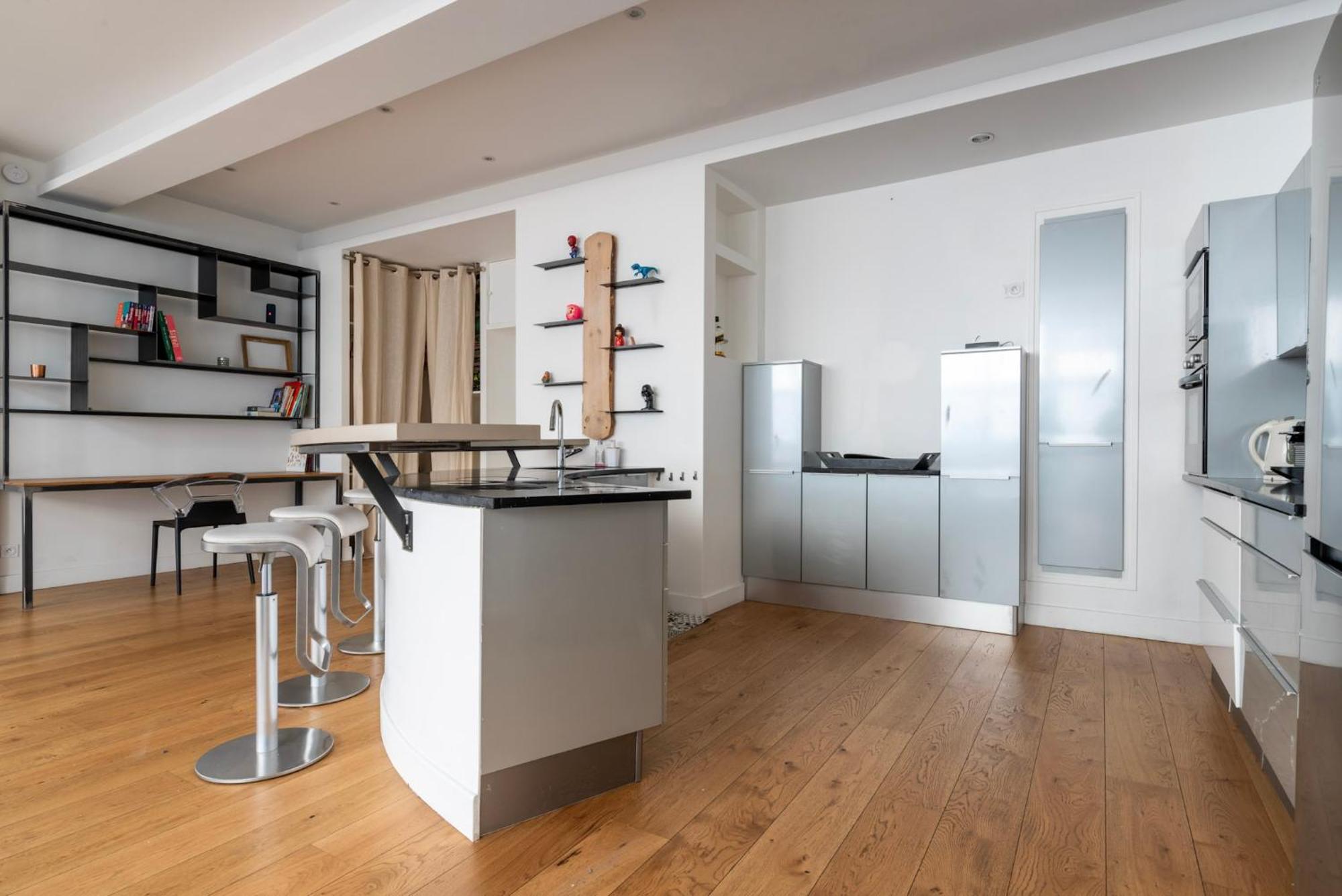 Loft Design & Familial Parc Des Buttes Chaumont Appartamento