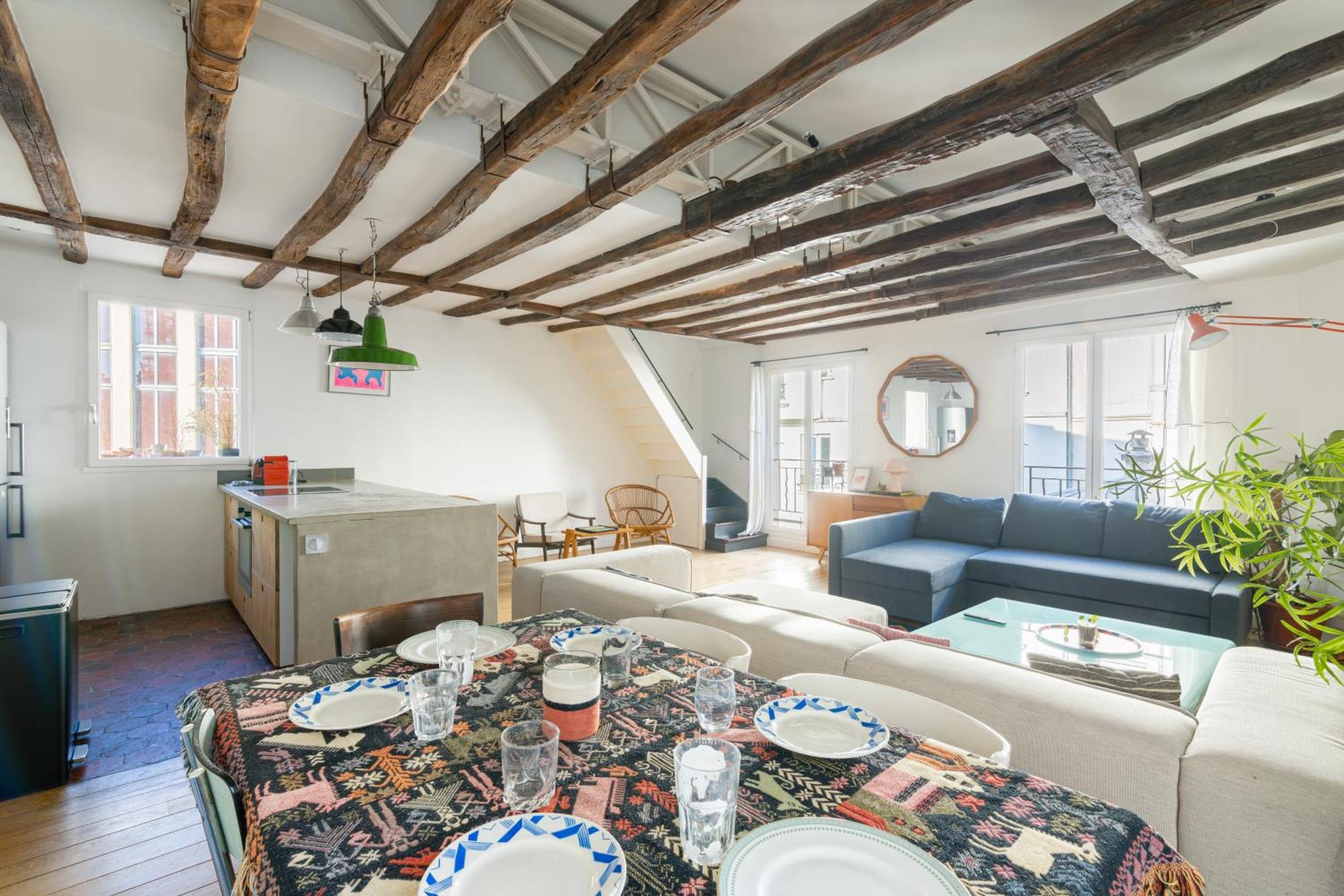 Luxurious 2 Bedroom Canal Saint Martin Saint Lazare Appartamento *