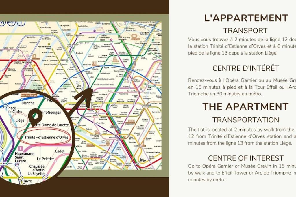 11.appart 4pers#1 Bedroom#pigalle#opera#paris 9 * Parigi