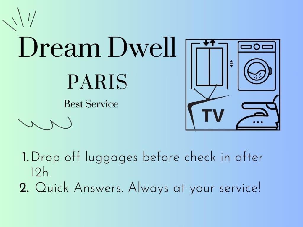 Dream Dwell -studio With Balcony 800m To Trocadero And Tour Eiffel * Paris